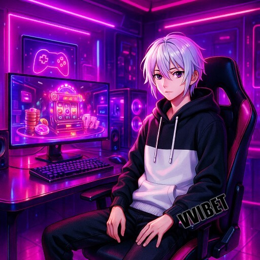 Imagem promocional da VVIBET mostrando a plataforma e suas vantagens