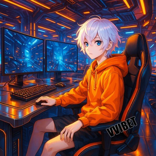 Imagem promocional da VVIBET mostrando a plataforma e suas vantagens